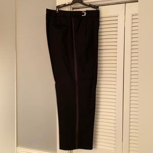 Black tuxedo pants with adjustable waist 33” to 35”